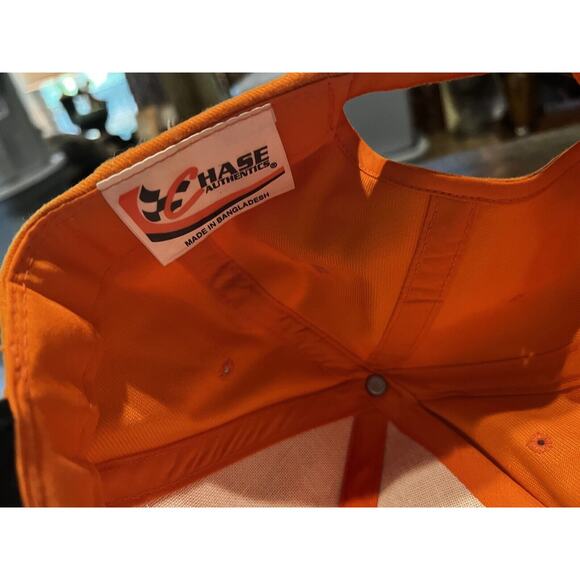 Tony Stewart Autographed Hat Cap Orange #20 Racing Nascar - Picture 5 of 7